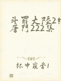 斗罗大陆2绝世唐门222集
