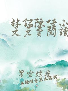 林铭陈佳小说全文免费阅读最新章节