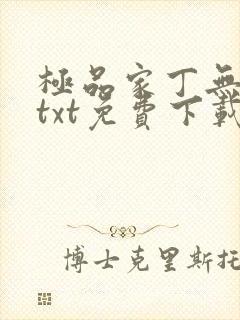 极品家丁无删减txt免费下载