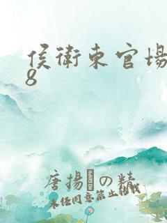 侯卫东官场笔记8