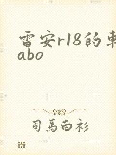 雷安r18的车abo