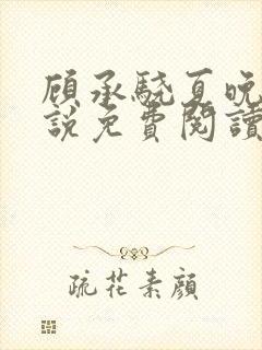 顾承骁夏晚宁小说免费阅读最新章节