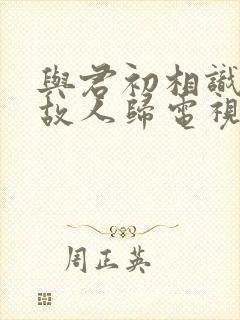 与君初相识恰似故人归电视剧免费观看全集