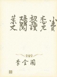 叶阳黎杰小说全文阅读免费