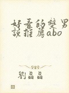 好看的双男主小说推荐abo