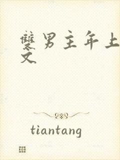 双男主年上甜宠文