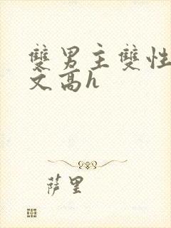 双男主双性生子文高h