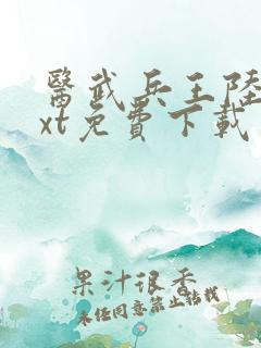 医武兵王陆轩txt免费下载