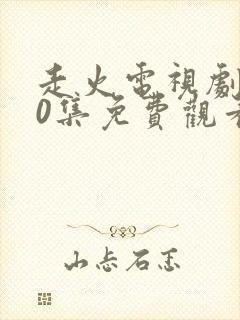 走火电视剧第40集免费观看完整版360