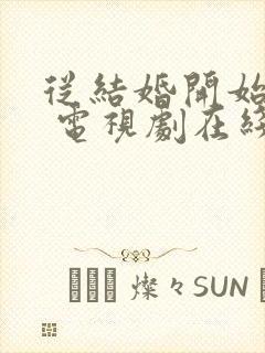 从结婚开始恋爱 电视剧在线