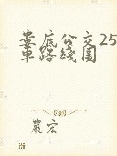 娄底公交25路车路线图