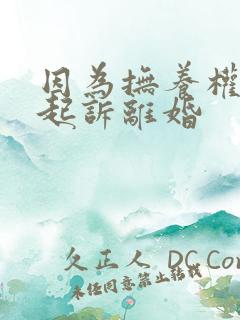 因为抚养权问题起诉离婚