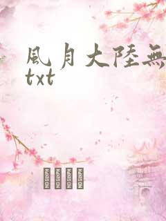 风月大陆无删减txt