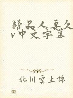 精品人妻久久av中文字幕