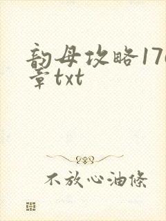 韵母攻略176章txt