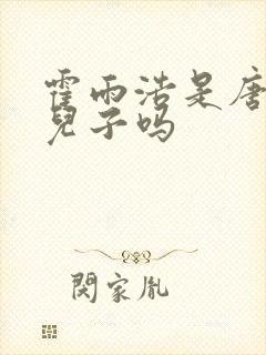 霍雨浩是唐三的儿子吗