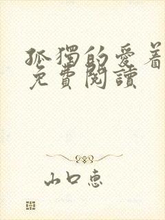 孤独的爱着全文免费阅读