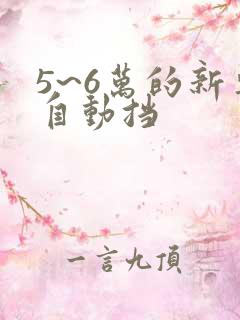 5~6万的新车自动挡