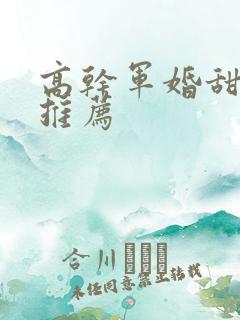 高干军婚甜宠文推荐