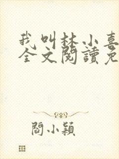 我叫林小喜小说全文阅读免费