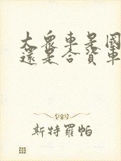 大众车是国产车还是合资车