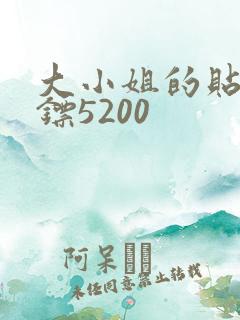 大小姐的贴身保镖5200