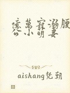 亿万宠溺腹黑老公小萌妻