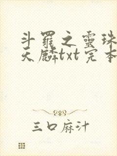 斗罗之灵珠神剑天麟txt完本免费下载