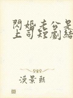 闪婚老公是顶头上司短剧结局