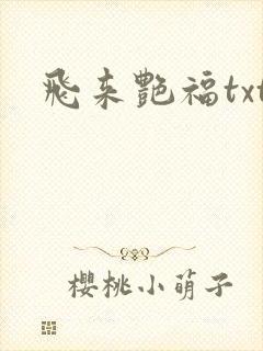 飞来艳福txt