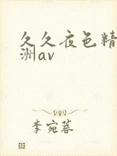 久久夜色精品亚洲av