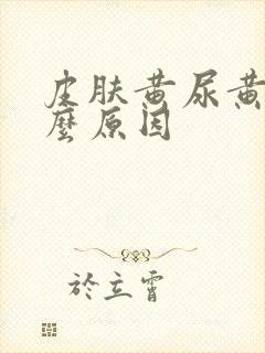 皮肤黄尿黄是什么原因