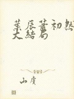 叶辰萧初然完结大结局