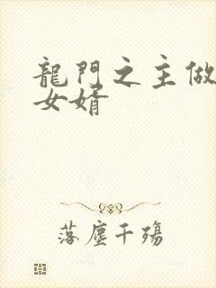 龙门之主做上门女婿