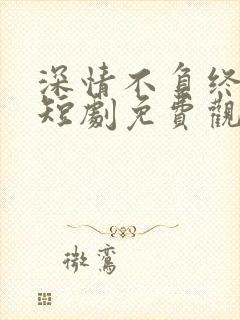 深情不负终遇你短剧免费观看全集