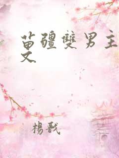 苗疆双男主生子文