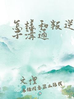 怎样和叛逆期儿子沟通