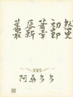 叶辰萧初然免费最新章节更新