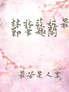 林北苏婉最新章节笔趣阁