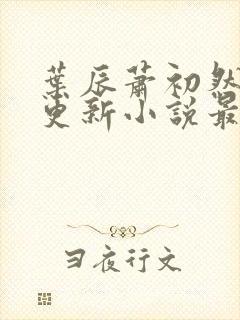 叶辰萧初然最快更新小说最新
