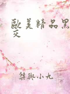 欧美精品黑人猛交