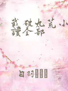 武破九荒小说阅读全部