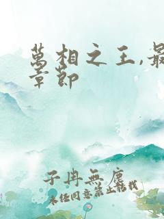 万相之王,最新章节