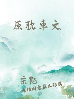 原耽车文