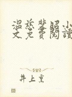 温慈裴昭小说全文免费阅读无弹窗