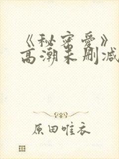 《秘密爱》床戏高潮未删减