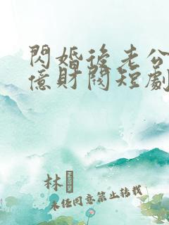 闪婚后老公是千亿财阀短剧