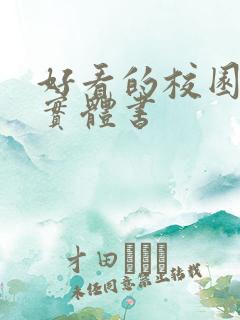 好看的校园言情实体书