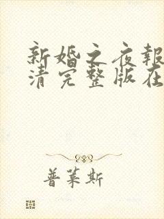 新婚之夜报告高清完整版在线观看