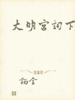 大明宫词下载